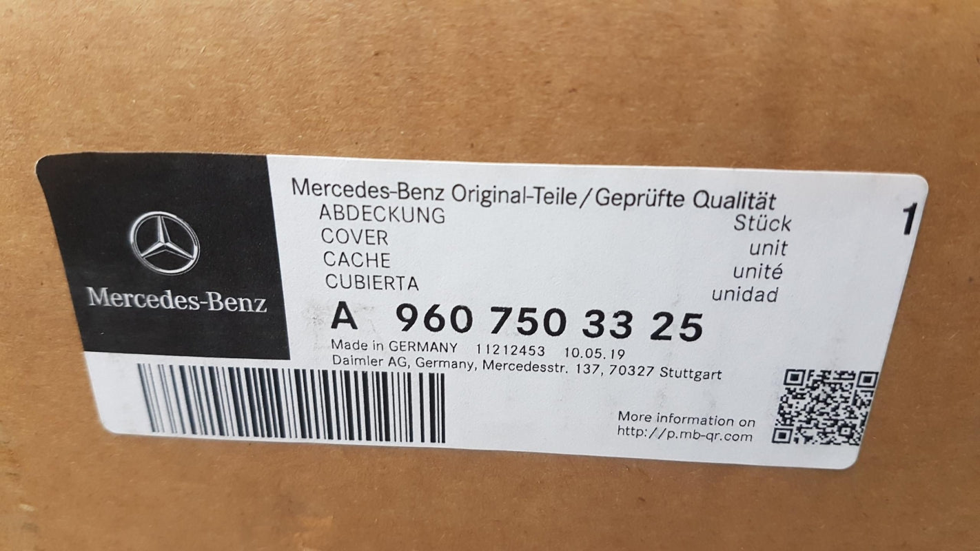 Original OE MERCEDES-BENZ Abdeckkappe Wischerarm A9607503325