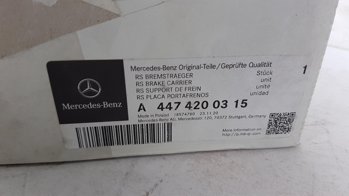 Original MERCEDES-BENZ Vito W447 Bremssattel Träger hinten A4474200315