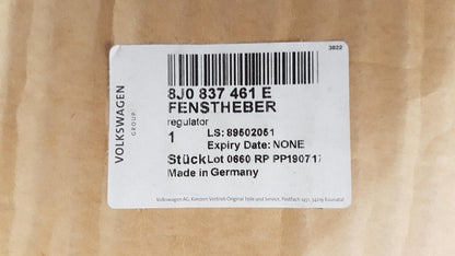 Original OE Volkswagen Fensterheber 8J0837461E