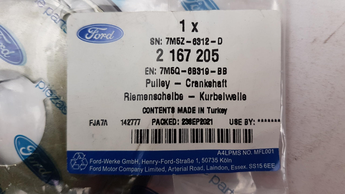 Original OE FORD Kurbelwelle Riemenscheibe 2167205