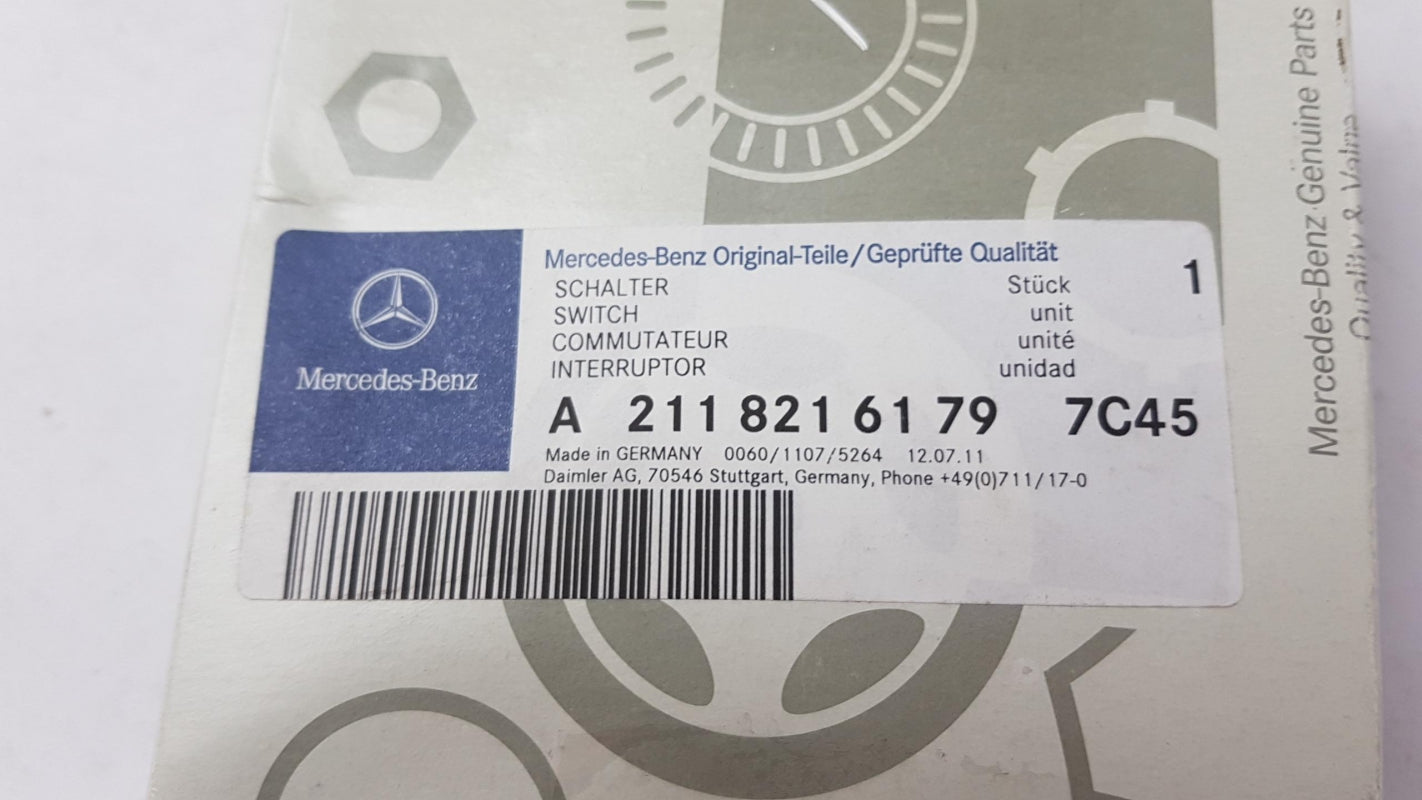 Original OE MERCEDES-BENZ Spiegelverstellung Schalter A21182161797C45