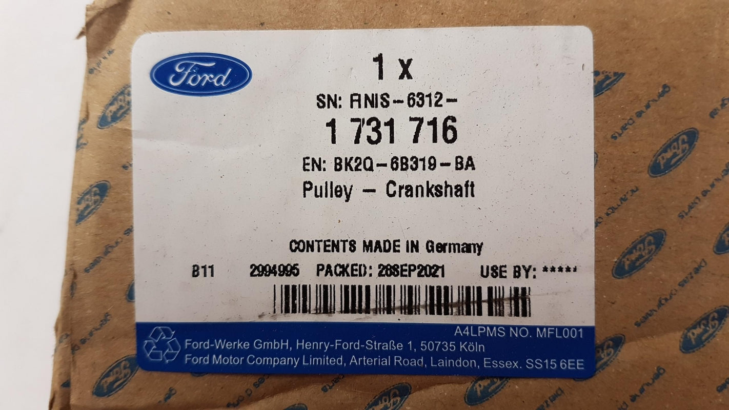 Original OE FORD Kurbelwelle Riemenscheibe 1731716