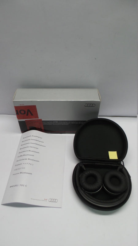Original AUDI Bluetooth Kopfhörer mit Tasche für Audi Entertainment 4H0051701C