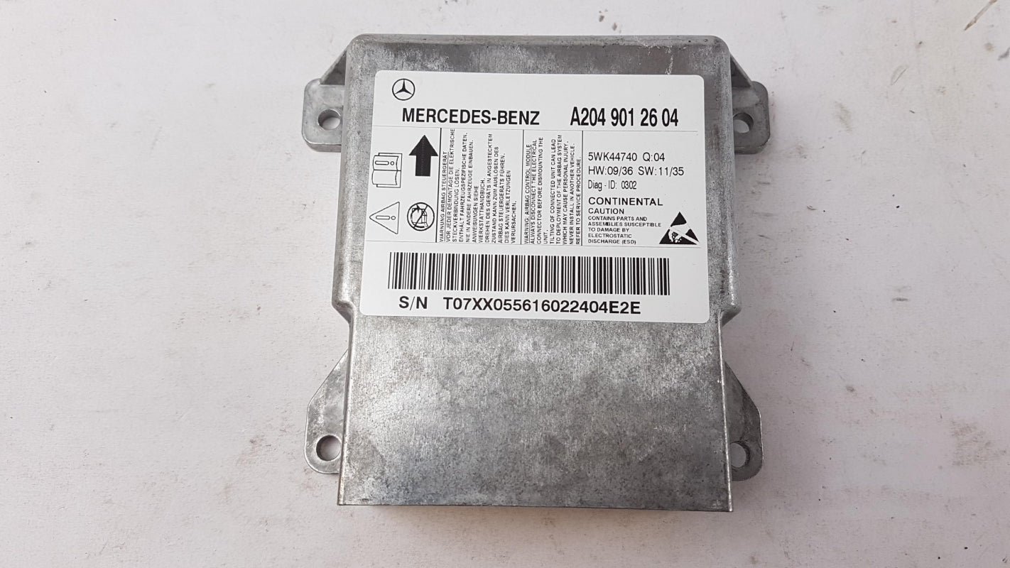 Original OE MERCEDES-BENZ Airbag Steuergerät A204901260405