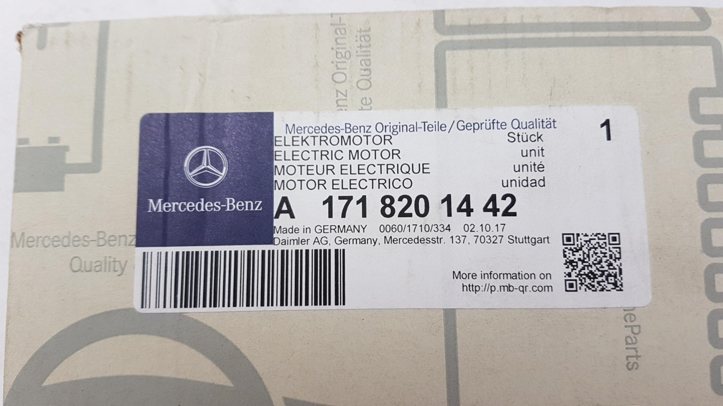 Original MERCEDES-BENZ SLK W171 W216 Fensterhebermotor Vorne Rechts A1718201442