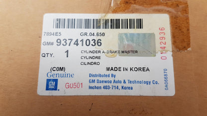 Original OE CHEVROLET Hauptbremszylinder 93741036