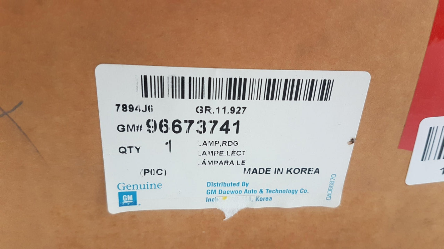 Original CHEVROLET Captiva Innenleuchte 96673741