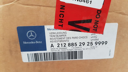 Original MERCEDES-BENZ W212 Stoßstange Zierleiste farblos hinten A21288529259999