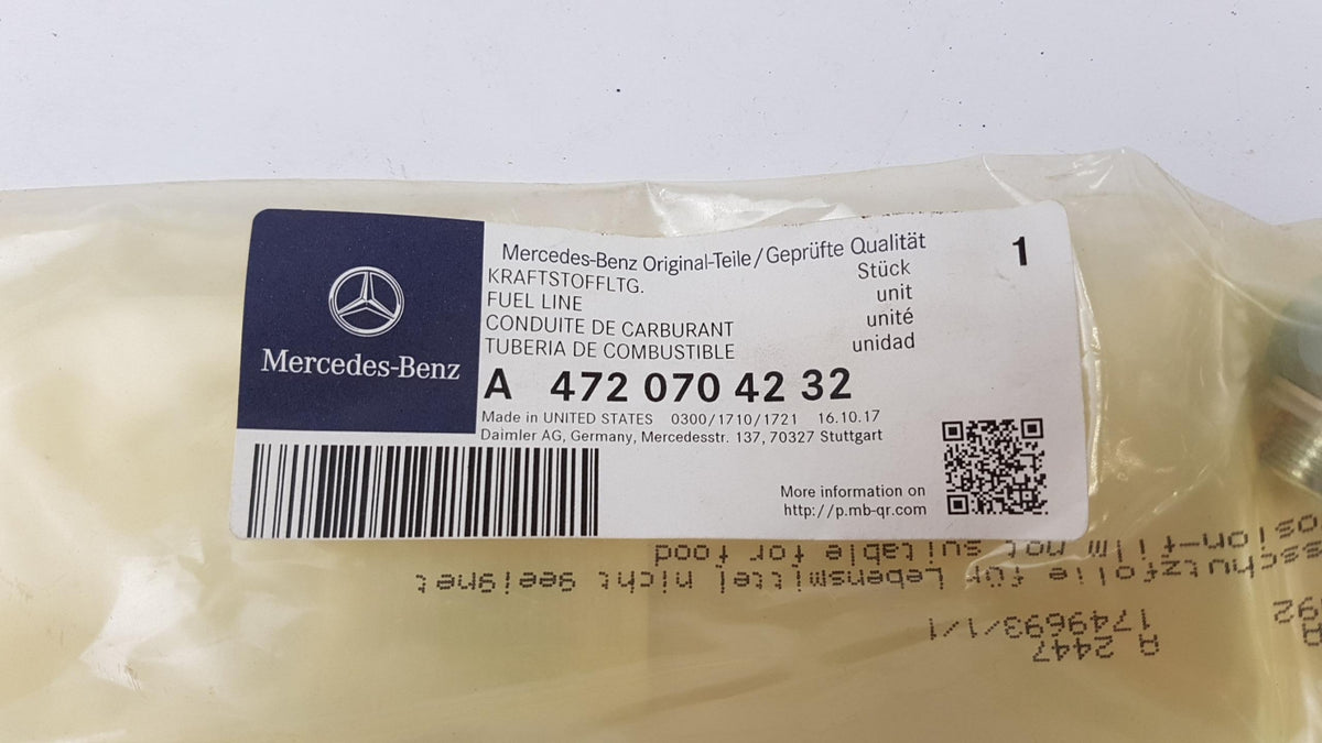 Original OE MERCEDES-BENZ Kraftstoffleitung A4720704232