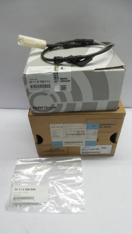 Original BMW 3' (E90-E93) Bremsbeläge mit Bremsbelagfühler vorne 34112288858