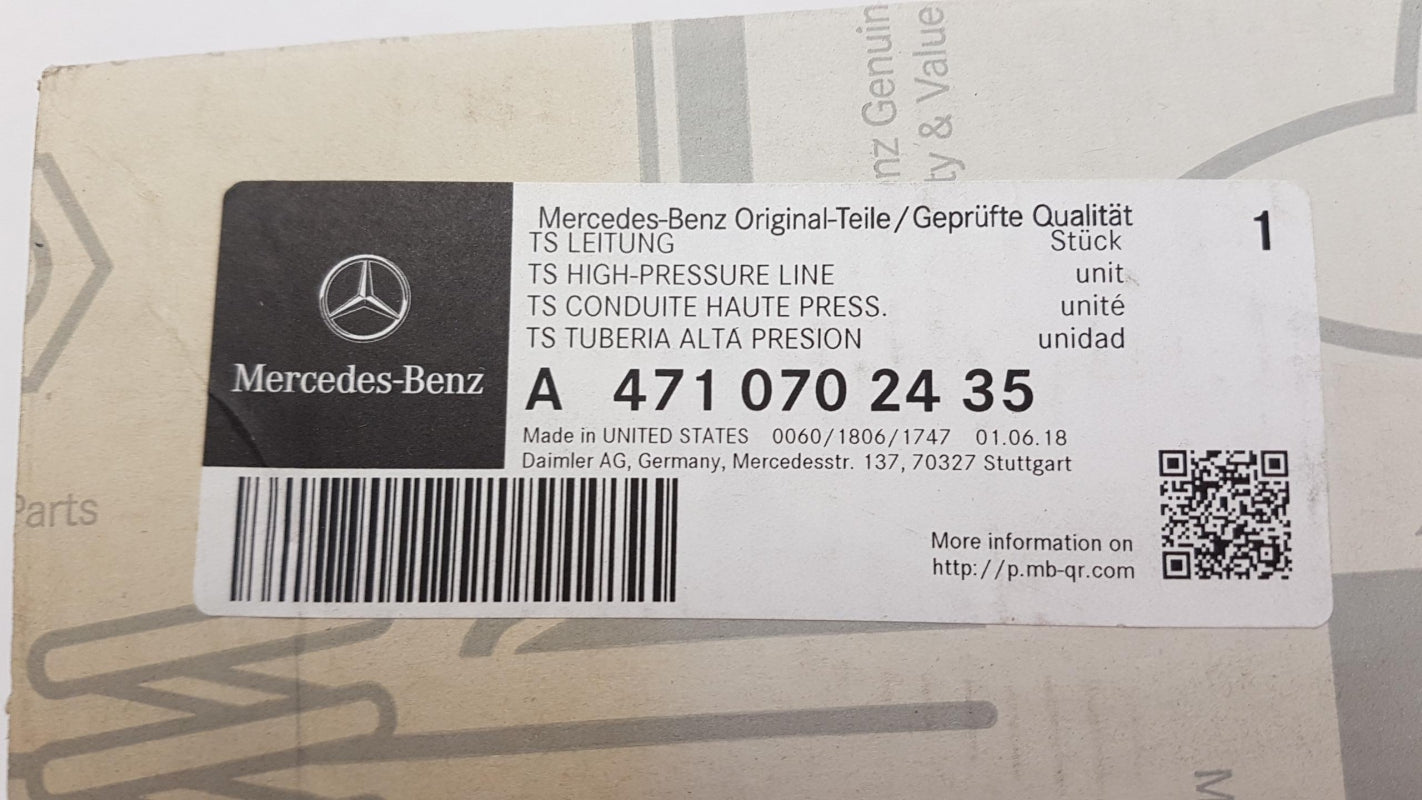 Original MERCEDES-BENZ Actros MP4 MP5 Kraftstoffleitung Satz A4710702435