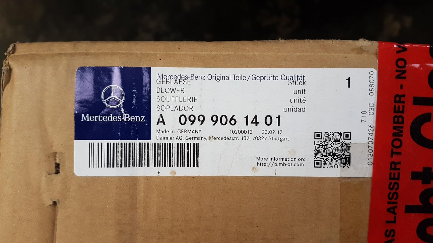 Original OE MERCEDES-BENZ Motorkühlung Lüfter A0999061401