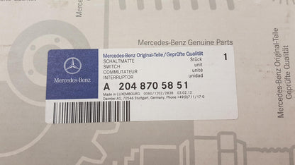 Original MERCEDES-BENZ C W204 GLK X204 Sitzbelegungsmatte links A2048705851