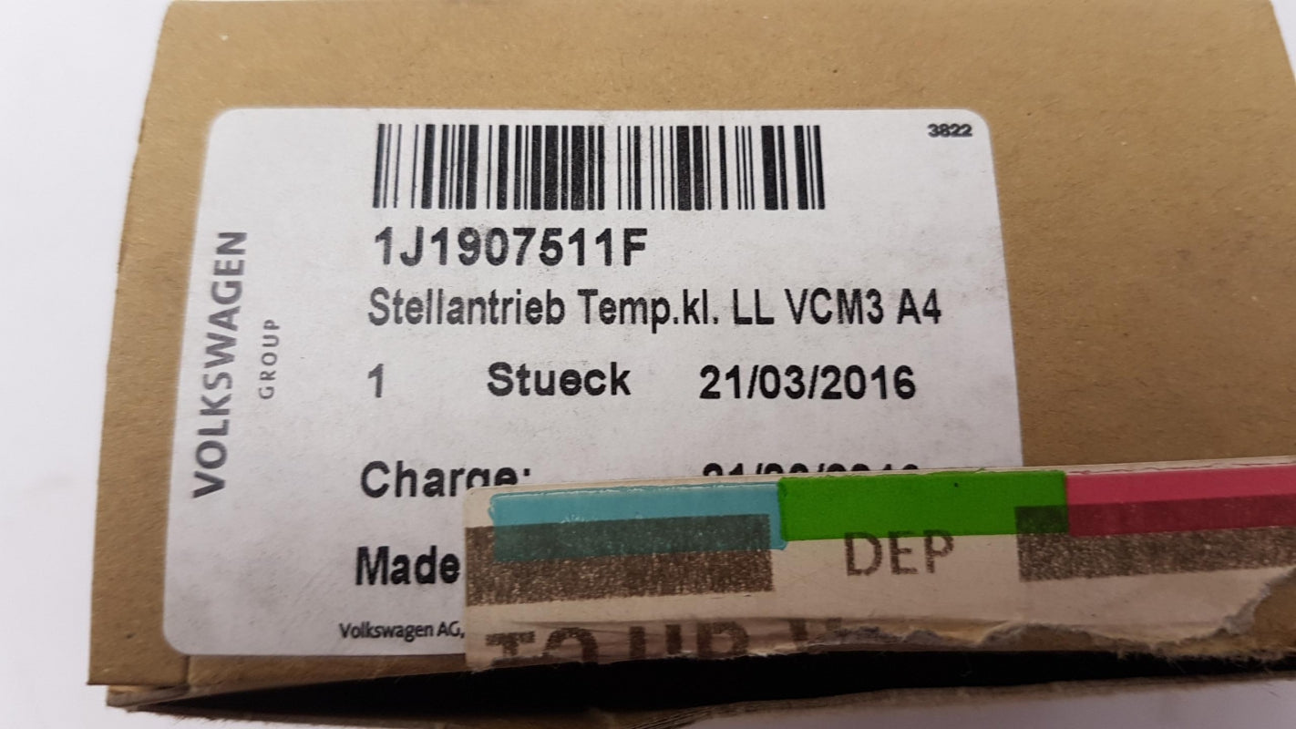 Original AUDI TT VW Golf 1J SKODA Octavia 1U Mischklappen Stellmotor 1J1907511F
