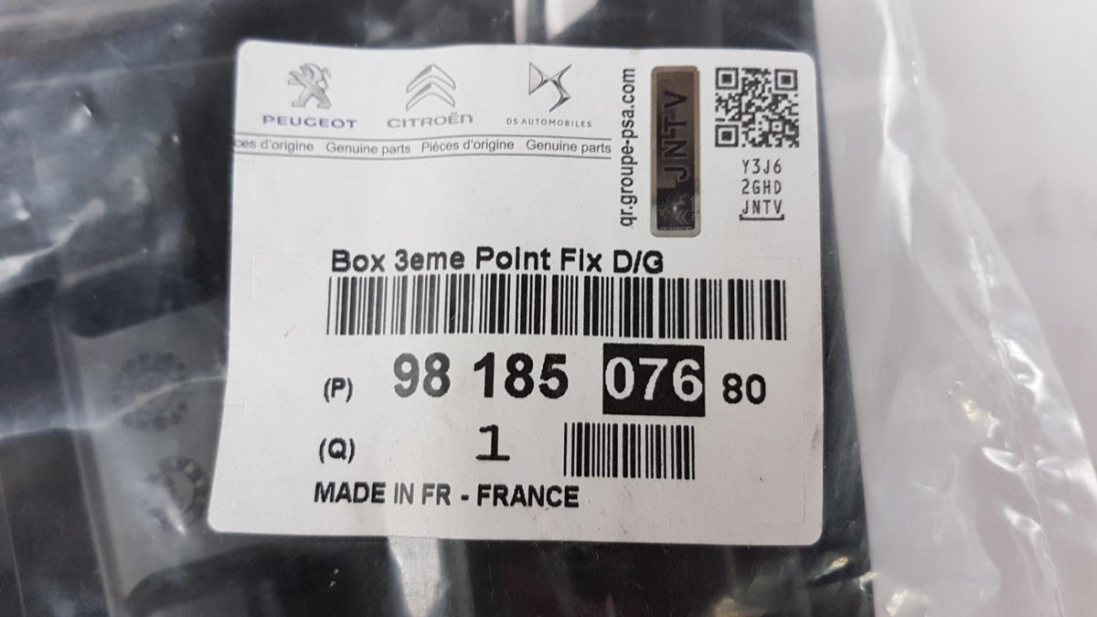 Original OE Peugeot Stoßfänger Halterungssatz 9818507680