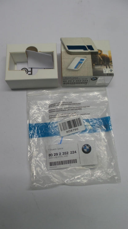 Original BMW i Logo USB Speicher Stick 16Gb Aluminium Matte 80292352224