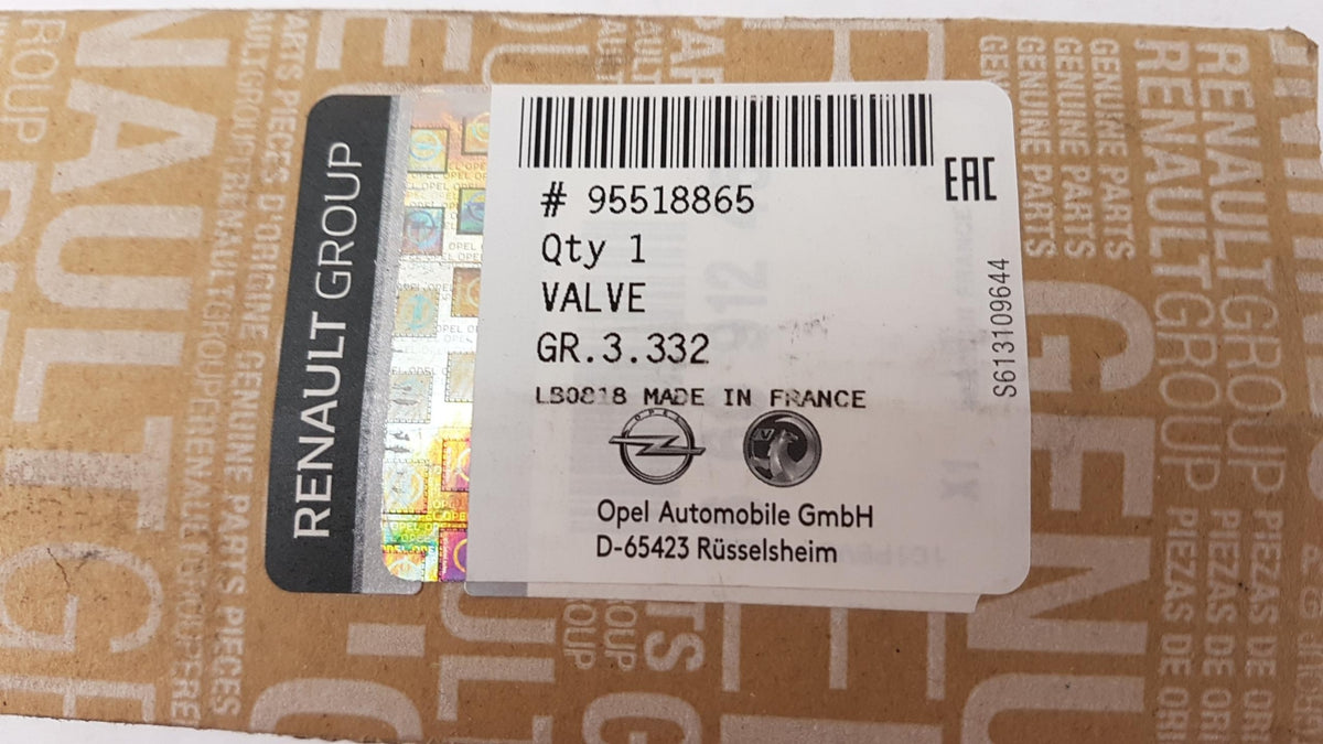 Original OE OPEL Injektor Düse 95518865