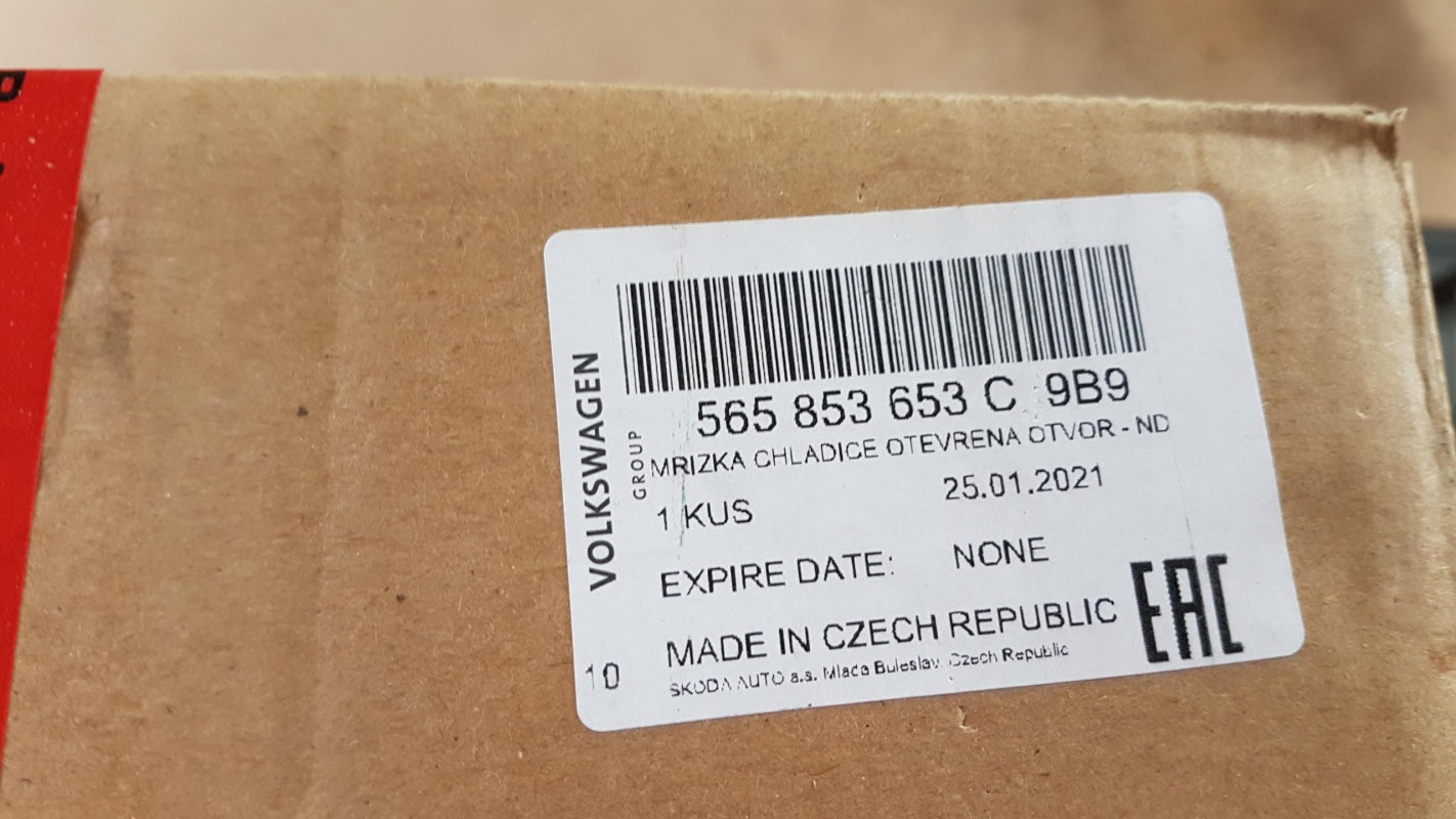 Original OE Volkswagen Kühlergitter 565853653C9B9