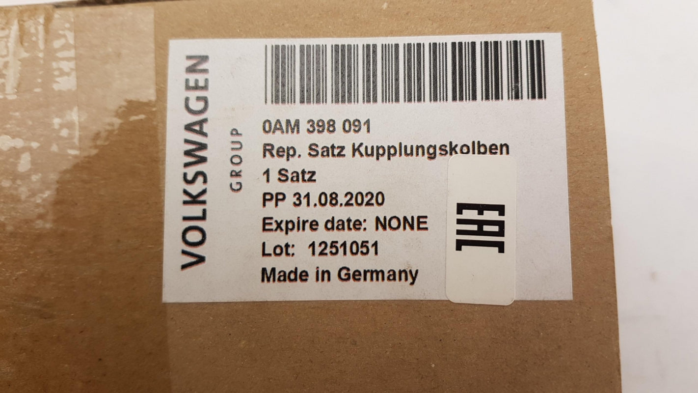 Original OE Volkswagen Kolben / Hülse Reparatursatz 0AM398091