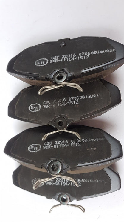 Original JAGUAR XJ X350 03-09 Bremsbeläge Bremsklötze hinten C2C22316