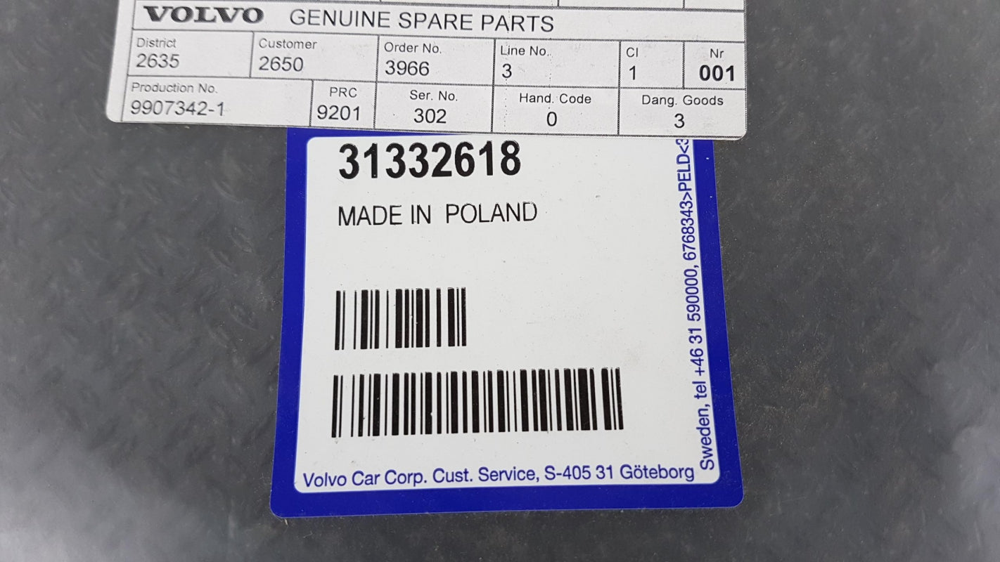 Original OE VOLVO Kofferraummatte 31332618