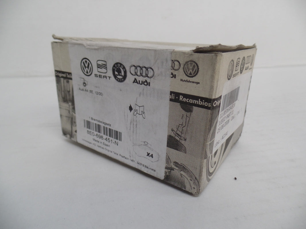 Original OE Volkswagen Bremsbeläge 8E0698451N
