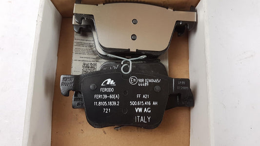 Original VW Golf 14-20 Passat 15- AUDI Q2 17- Bremsbeläge Satz Hinten 5G0698451