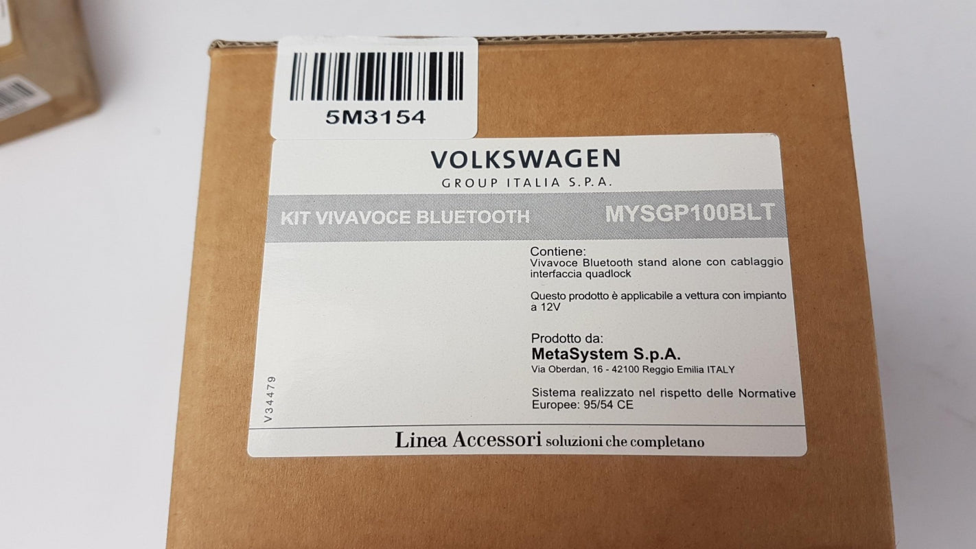 Original OE Volkswagen Multimedia Montagesatz MYSGP100BLT