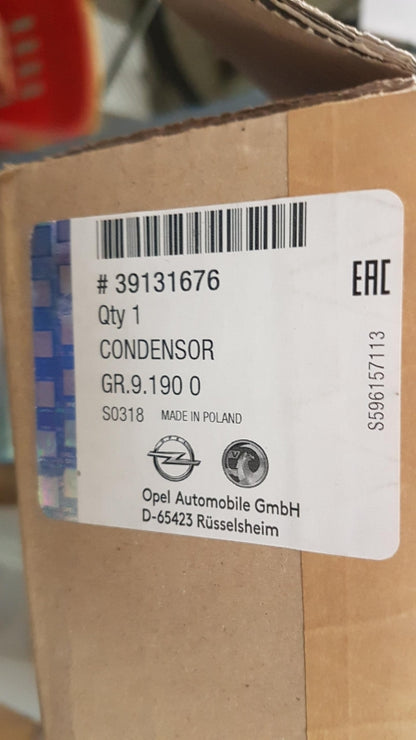Original OPEL Astra-K Klimakondensator 39131676