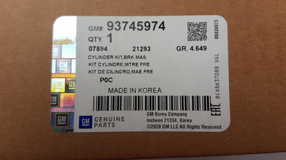 Original OPEL Antara CHEVROLET Captiva (C140) Hauptbremszylinder 93745974