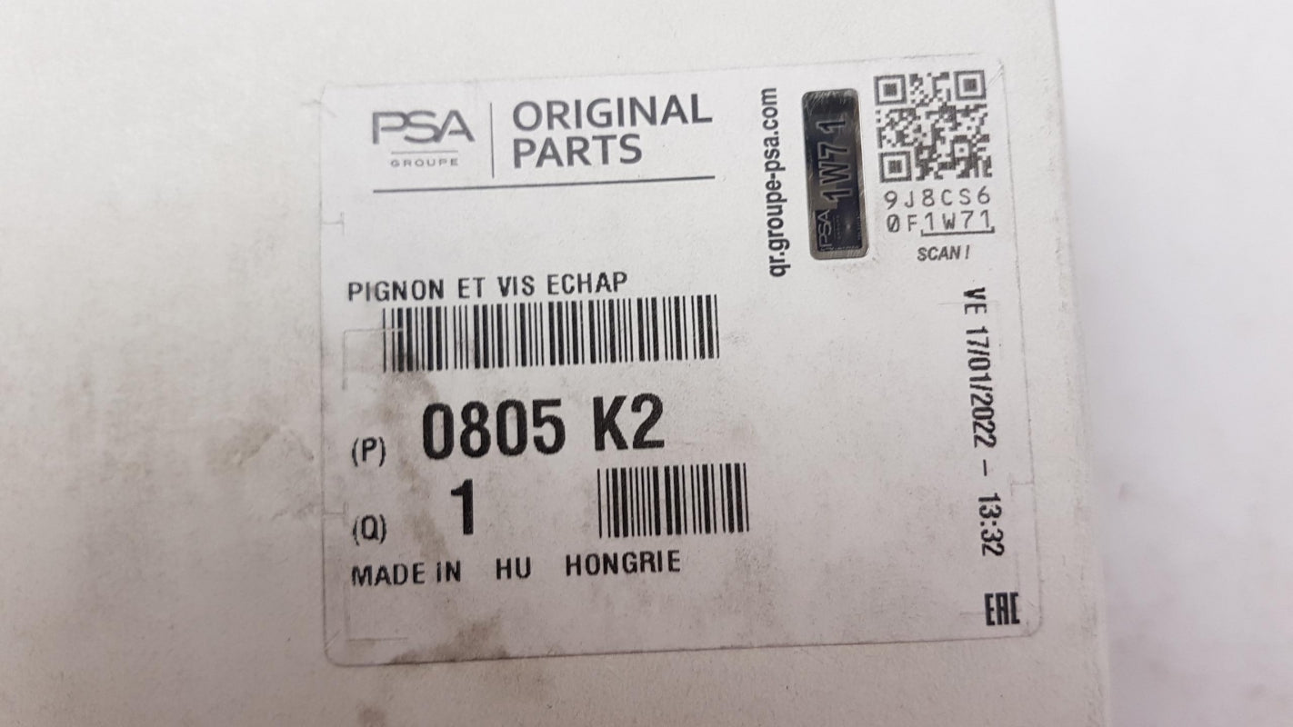 Original OE Peugeot Kurbelwelle Zahnrad 0805K2