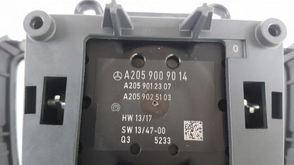 Original MERCEDES-BENZ W205 S205 Navigation Schaltereinheit A2059009014
