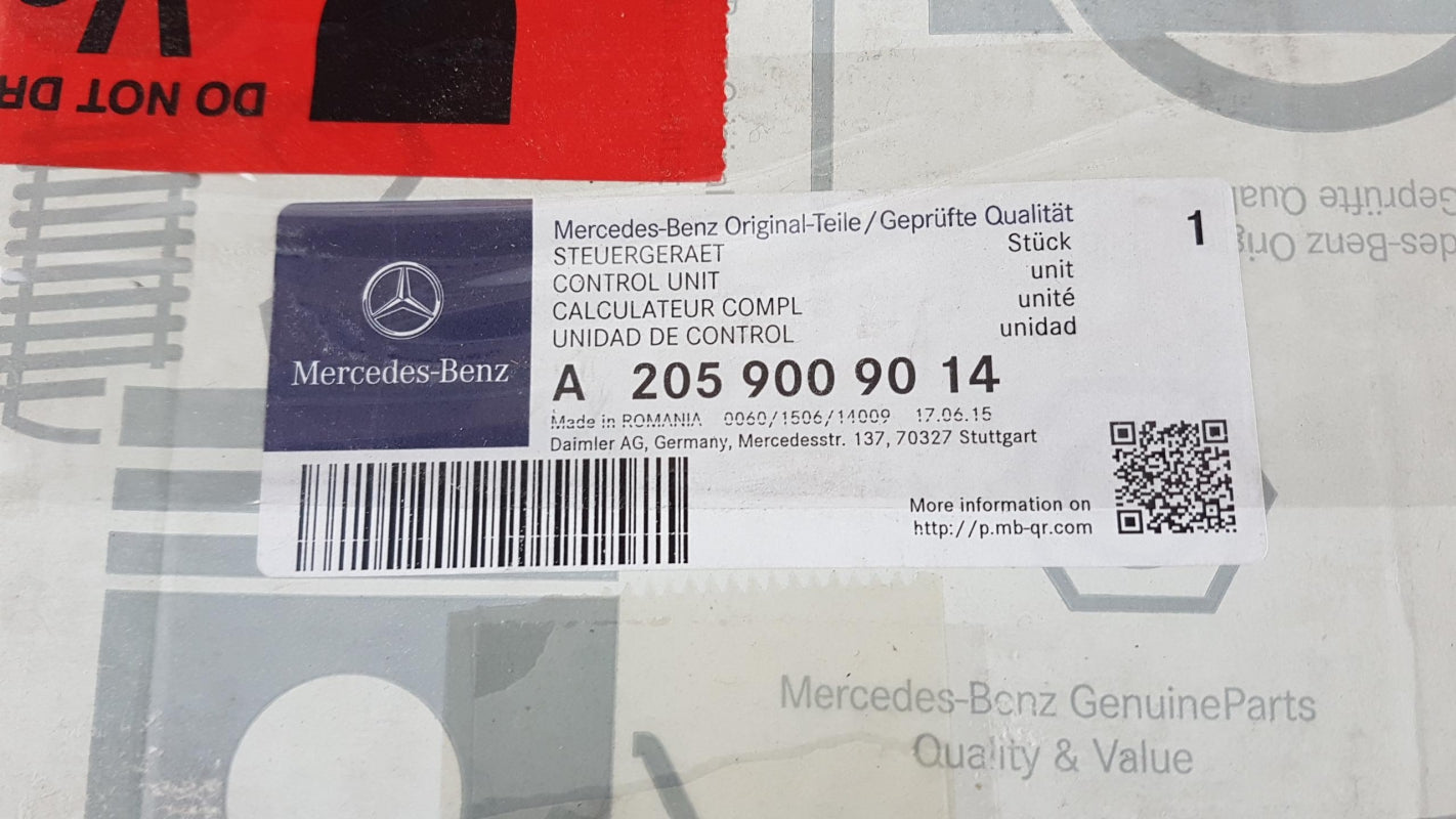 Original MERCEDES-BENZ W205 S205 Navigation Schaltereinheit A2059009014