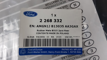 Original OE FORD Fußmattensatz 2268332
