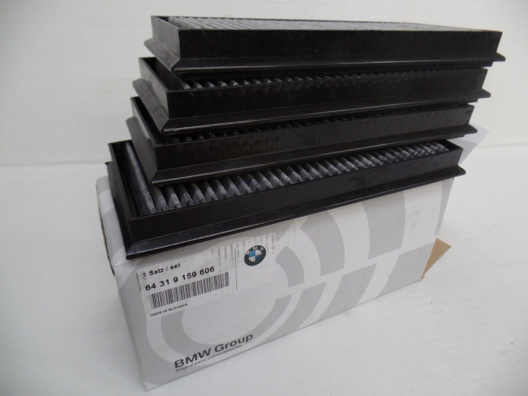 Original BMW 3er Innenraumfilter Satz Mikrofilter Aktivkohlefilter 64319159606