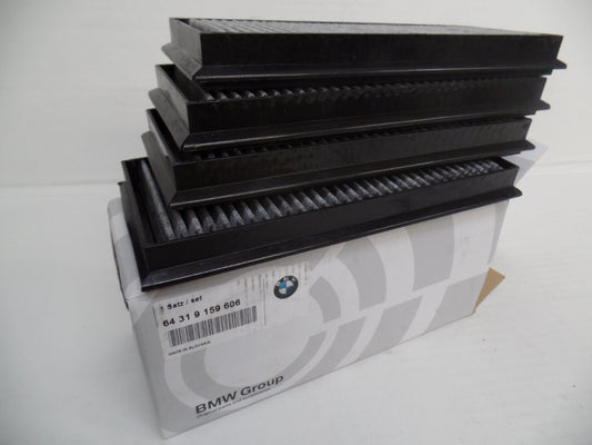Original BMW 3er Innenraumfilter Satz Mikrofilter Aktivkohlefilter 64319159606