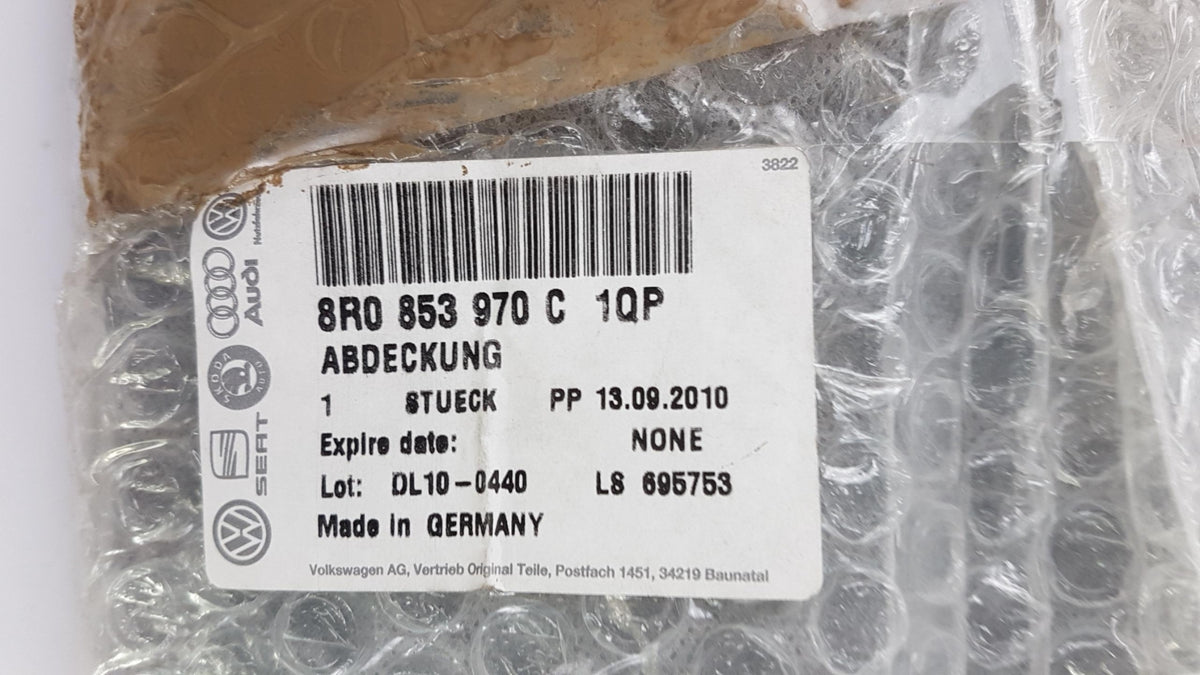 Original AUDI Q5 8R Tür Zierleiste stone grey hinten rechts 8R0853970C1QP