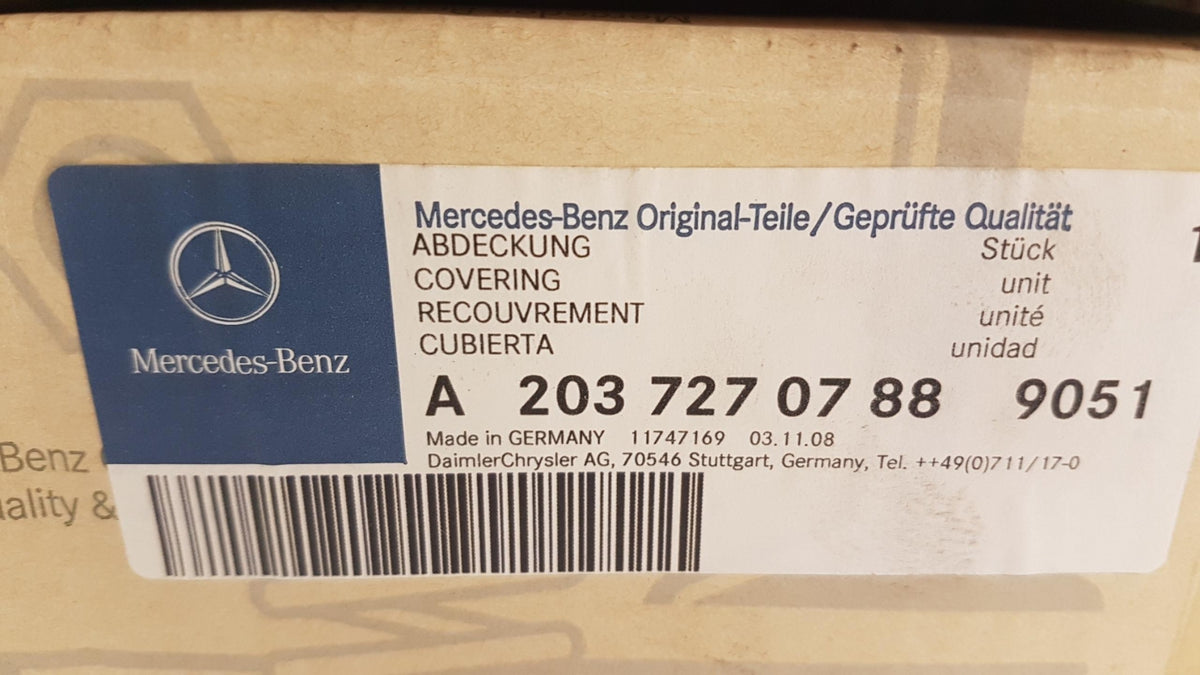 Original OE MERCEDES-BENZ Lautsprecher Abdeckung A20372707889051