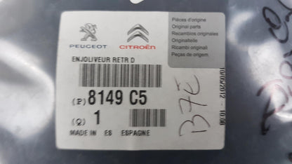 Original OE Peugeot Außenspiegel Abdeckung 8149C5