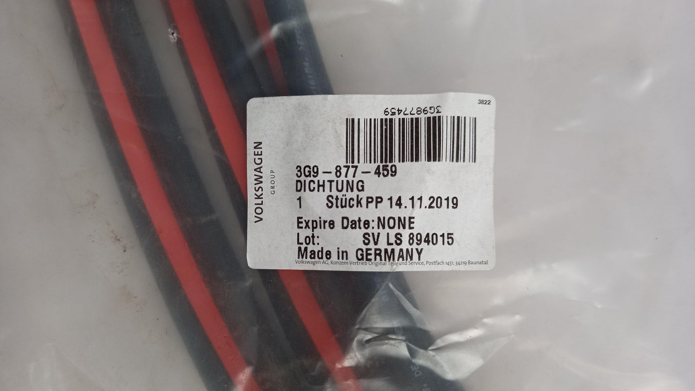 Original OE Volkswagen Faltdach Dichtung 3G9877459
