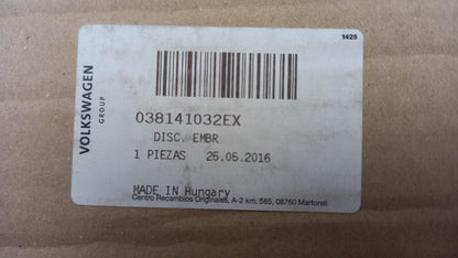 Original AUDI A3 TT VW VW Bora Golf Polo Kupplungsscheibe 225mm 038141032EX