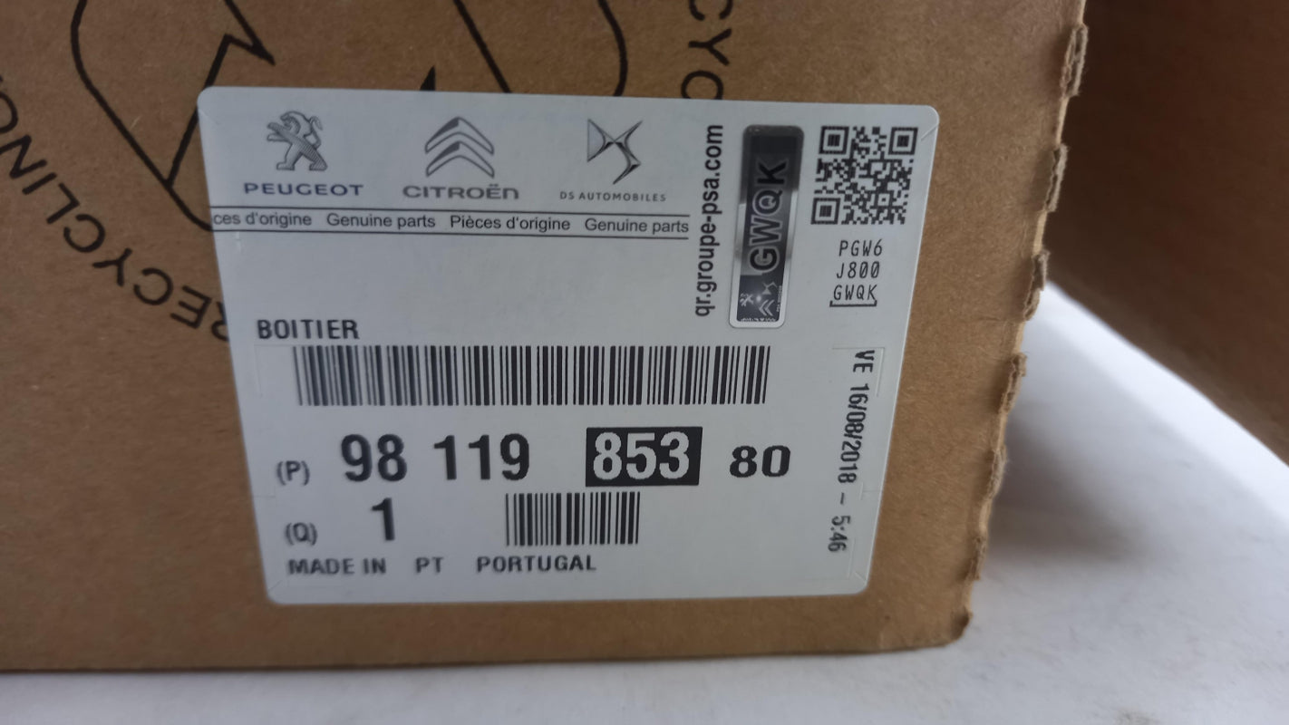Original Peugeot 508 W23 (2011-2018) 2.0 HDi Sicherungskasten 9811985380
