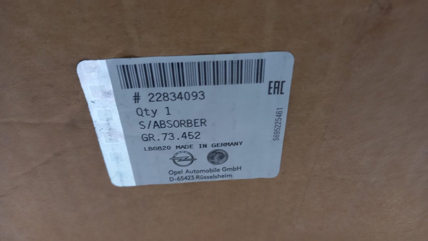 Original OPEL Insignia-A Stoßdämpfer hinten links 436853 / 22834093