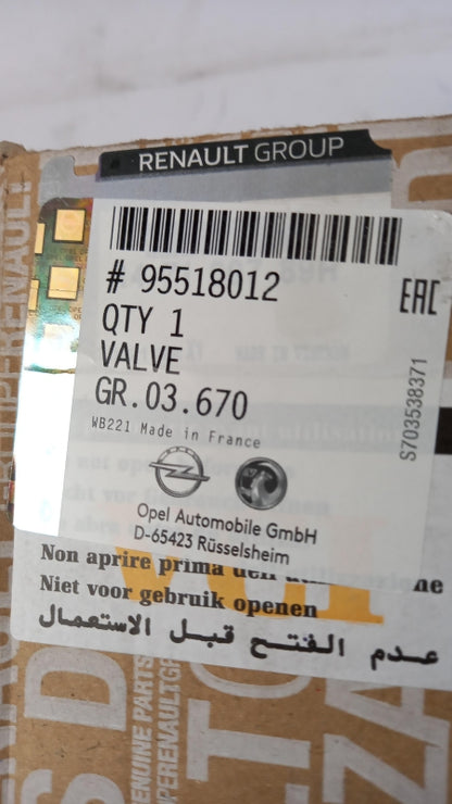 Original OE OPEL AGR-Ventil 95518012