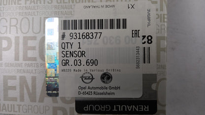 Original OPEL Movano-B 2.3 CDTi Vivaro-A 2.0 DTi Abgastemperaturgeber 93168377