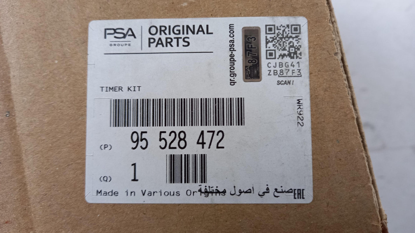 Original OPEL Astra-K Insignia-B Zafira-C 1.6 CDTI Zahnriemensatz 95528472