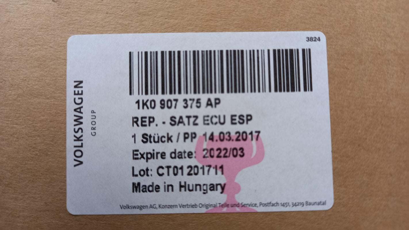 Original OE Volkswagen Steuergerät 1K0907375AP