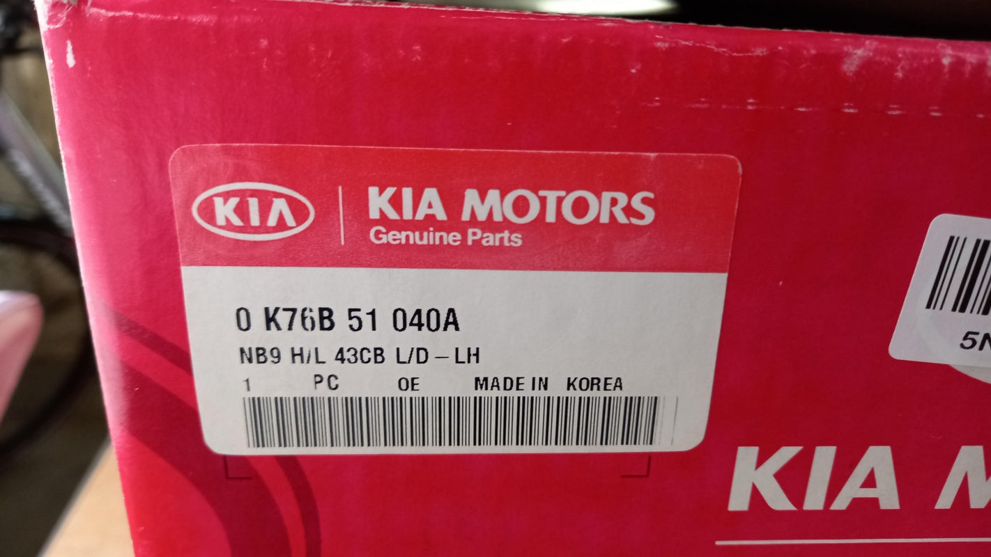 Original KIA Pregio Besta 2000-2005 Scheinwerfer Links 0K76B51040A