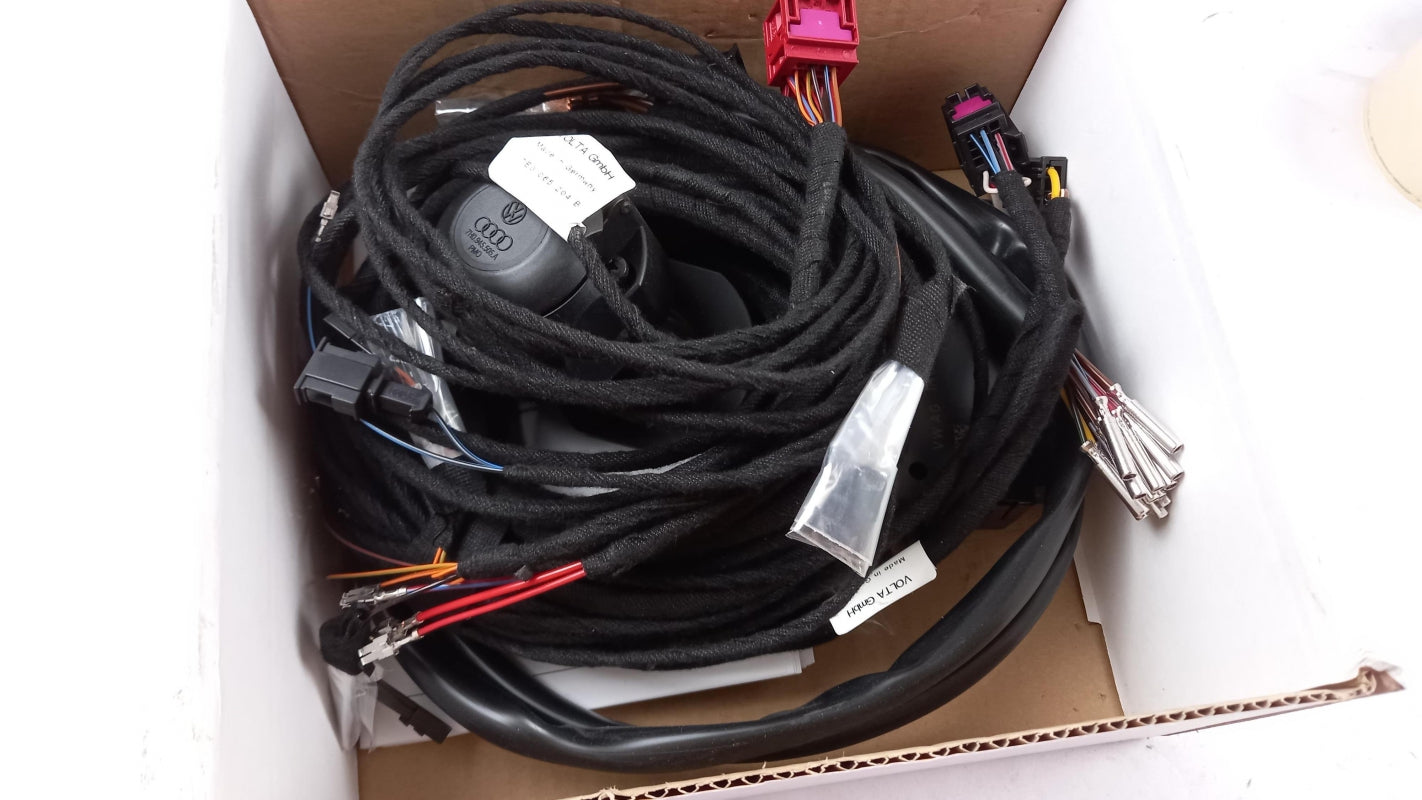 Original VOLKSWAGEN Transporter T6 Anhängerkupplung Elektrosatz 7E0055204B055