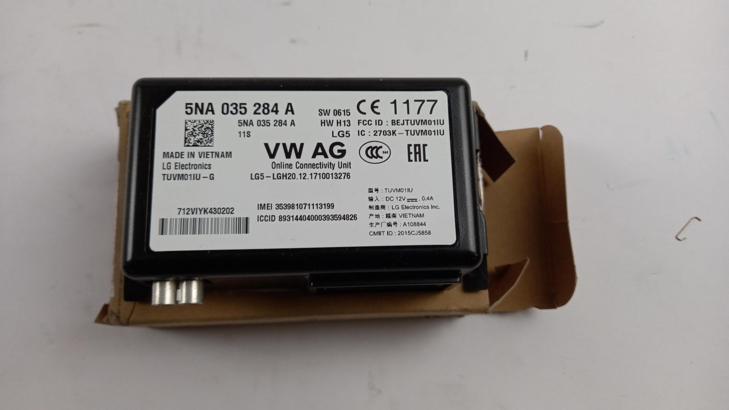 Original SKODA Kodiaq 17- Octavia (IV) 19- Control unit online services 5NA035284A 